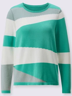 Creation L Pulls<Pull à manches longues 96% coton