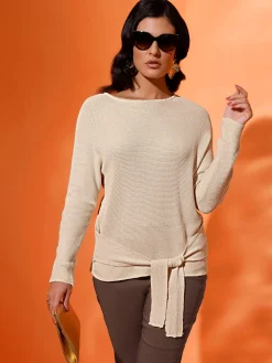 Creation L Pulls<Pull à manches longues 50% coton et 50% modal