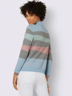 Collection L Pulls<Pull à manches longues 64% coton