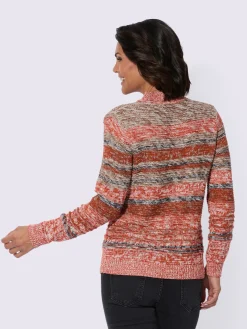 Collection L Pulls<Pull à manches longues 58% coton