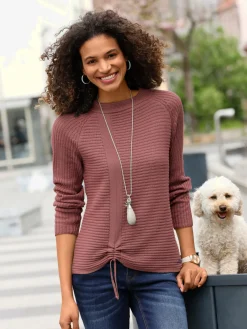 Collection L Pulls<Pull à manches longues 50% coton