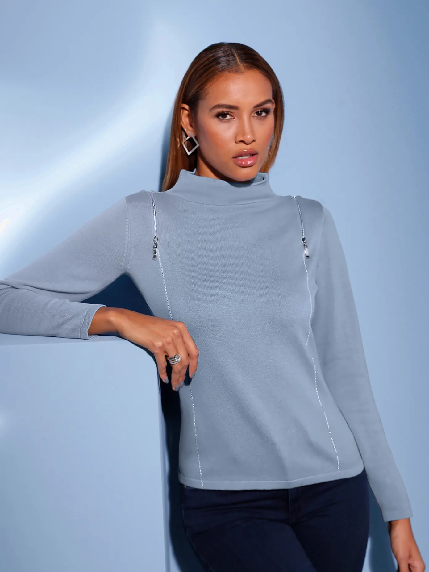 Creation L Pulls<Pull à manches longues 60% viscose