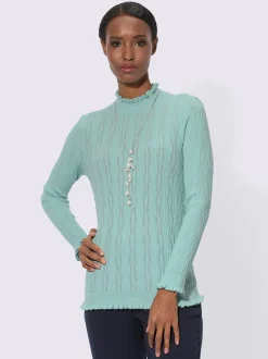 Creation L Pulls<Pull à manches longues avec viscose (ecovero)