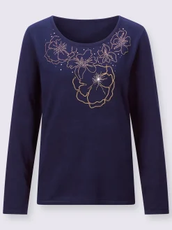 Creation L Pulls<Pull à manches longues chaîne décorative à l'encolure