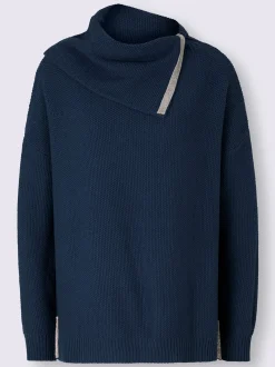 Rick Cardona Pulls<Pull à manches longues col à revers élégant