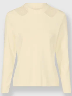 Ashley Brooke Pulls<Pull à manches longues découpe raffinée à l'encolure