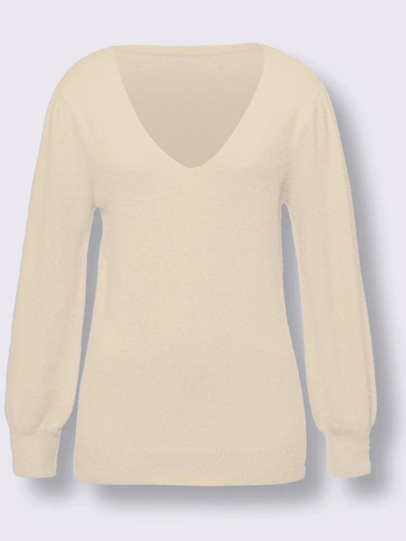 Linea Tesini Pulls<Pull à manches longues fil moelleux à poils longs