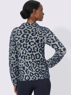 Creation L Pulls<Pull à manches longues joli motif jacquard