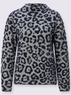 Creation L Pulls<Pull à manches longues joli motif jacquard