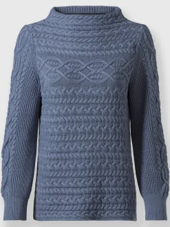 Pulls<Pull à manches longues superbe motif torsadé