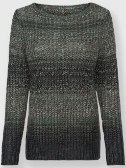 Pulls<Pull à manches longues tricot côtelé épais