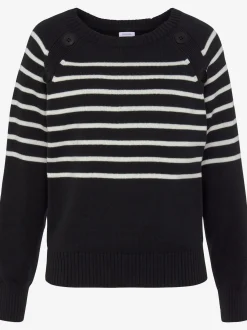 Vivance Pulls<Pull à rayures encolure ronde