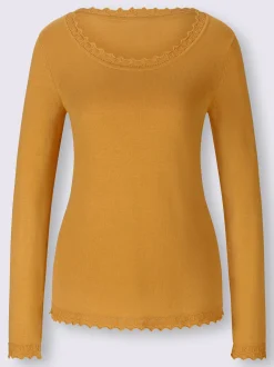 Linea Tesini Pulls<Pull ajouré jolie bordure ajourée à l'encolure, à la finition des manches et à l'ourlet
