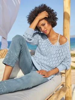 Linea Tesini Pulls<Pull ajouré motif ajouré léger