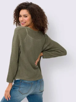 Linea Tesini Pulls<Pull ajouré pur coton