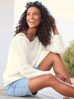 Best Connection Pulls<Pull ajouré pur coton