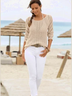 LASCANA Pulls<Pull ajouré superbe motif ajouré
