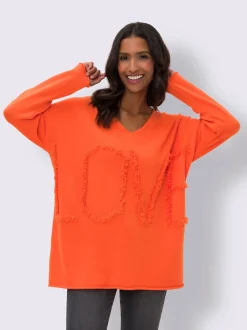 Mandarin Pulls<Pull ample inscription tendance