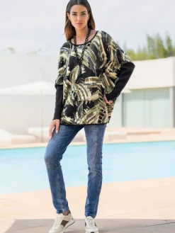 Rick Cardona Pulls<Pull ample motif imprimé exclusif