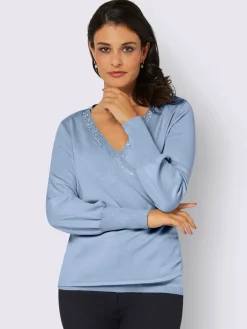 Creation L Pulls<Pull cache-cœur conception soignée