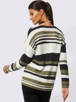 Creation L Pulls<Pull cache-cœur mélange de cotons agréable