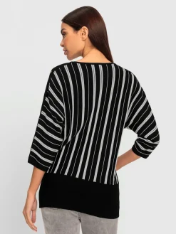 Rick Cardona Pulls<Pull chauve-souris motif à rayures exclusif