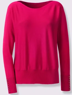 Ashley Brooke Pulls<Pull chauve-souris tricoté en parallèle