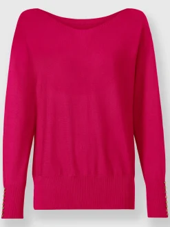 Ashley Brooke Pulls<Pull chauve-souris tricoté en parallèle