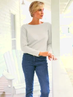 Best Connection Pulls<Pull en coton bords roulés aux finitions