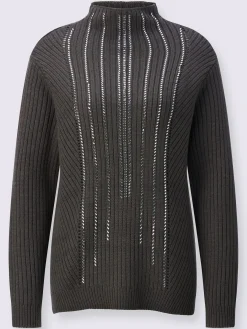 Creation L Pulls<Pull en laine 30% laine vierge (mérinos)