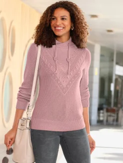 Collection L Pulls<Pull en tricot 50% coton