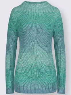 Pulls<Pull en tricot aspect grosses mailles