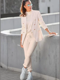 LASCANA Pulls<Pull en tricot avec petit col montant