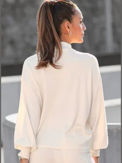 LASCANA Pulls<Pull en tricot avec petit col montant