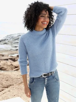 Linea Tesini Pulls<Pull en tricot col corolle