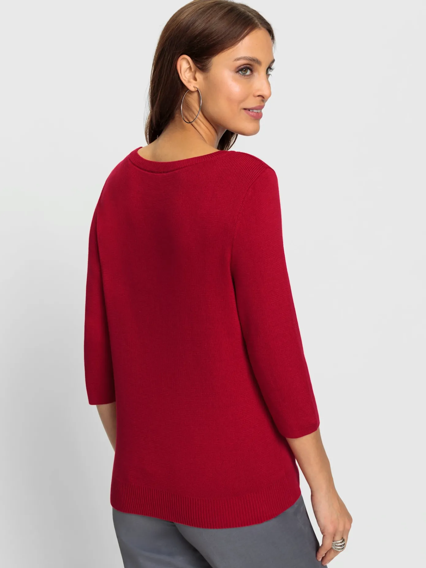 Fair Lady Pulls<Pull en tricot fin 55% coton