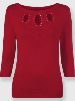 Fair Lady Pulls<Pull en tricot fin 55% coton