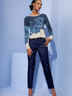 Creation L Pulls<Pull en tricot fin 30% laine