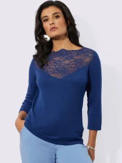 Creation L Pulls<Pull en tricot fin 70% viscose