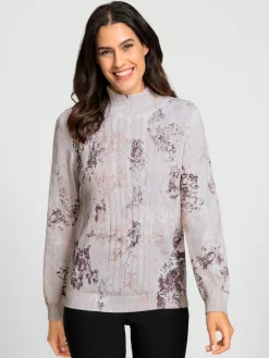 Pulls<Pull en tricot fin 60% viscose