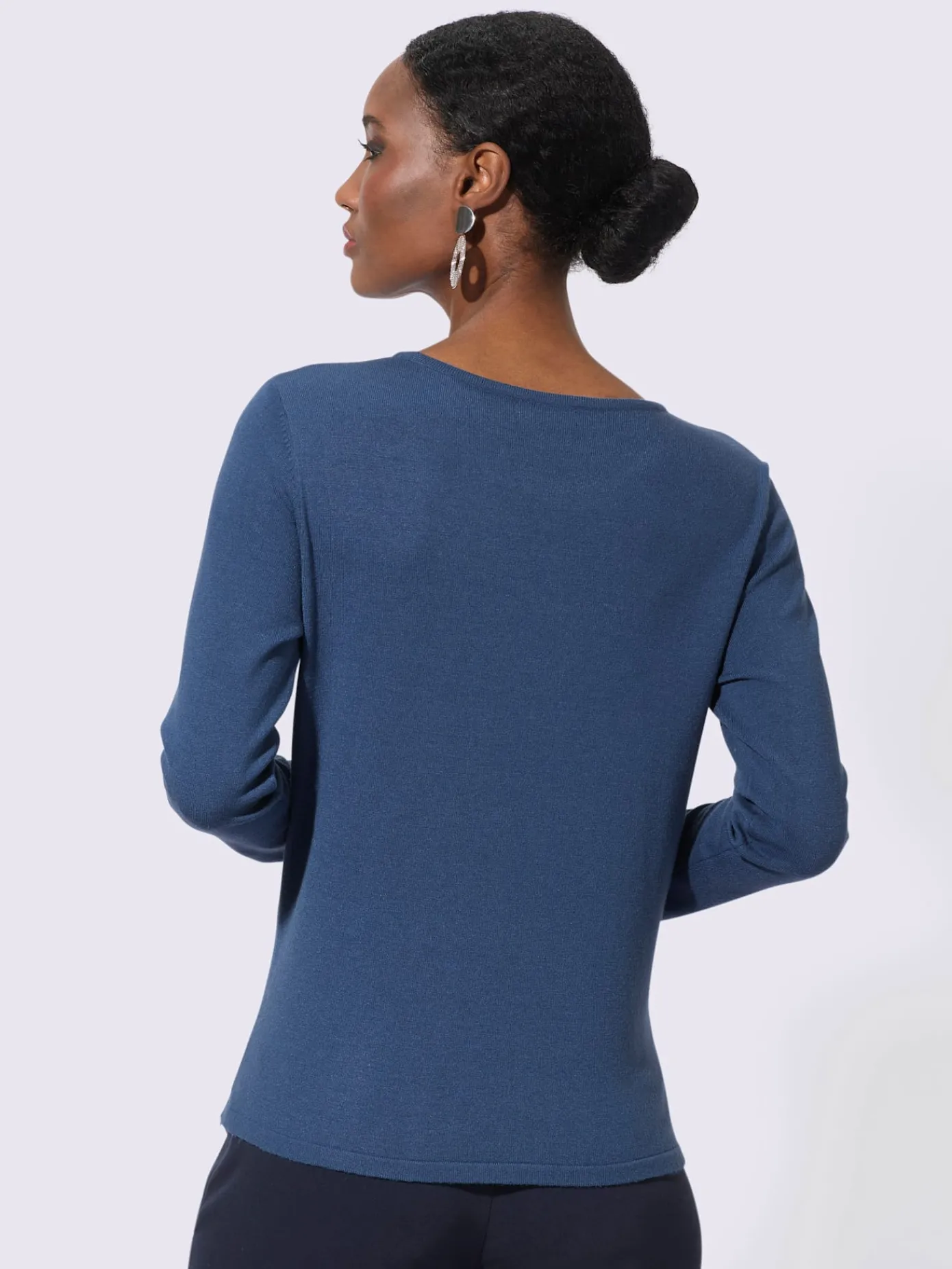 Creation L Pulls<Pull en tricot fin 50% viscose