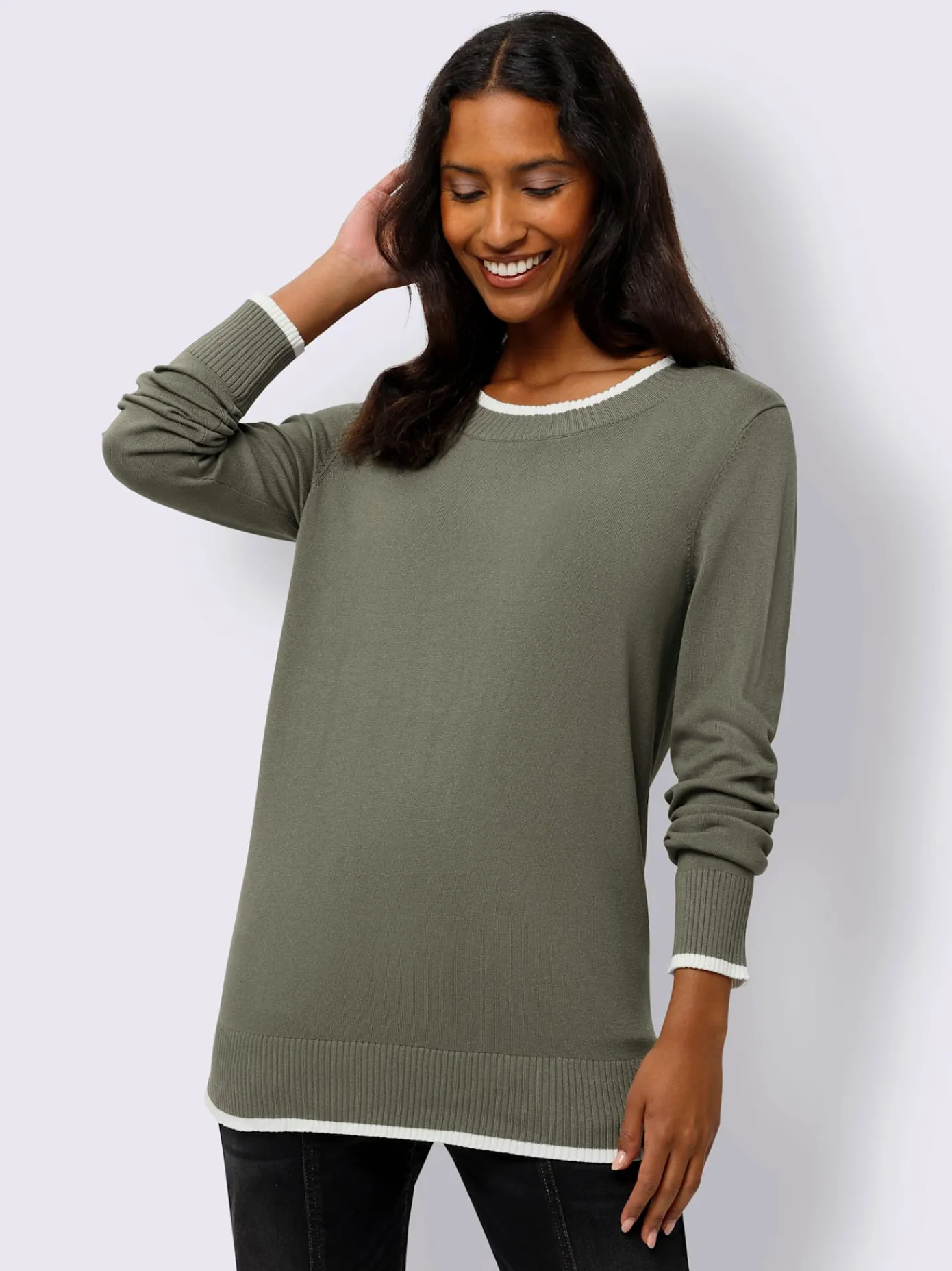 Best Connection Pulls<Pull en tricot fin détails contrastés décoratifs