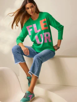 Rick Cardona Pulls<Pull en tricot fin inscription tendance