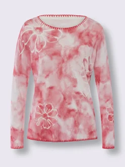 Linea Tesini Pulls<Pull en tricot fin ourlets et bords piqués