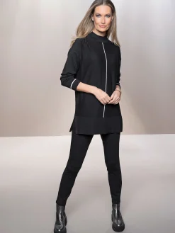 Rick Cardona Pulls<Pull en tricot fin passepoil contrasté