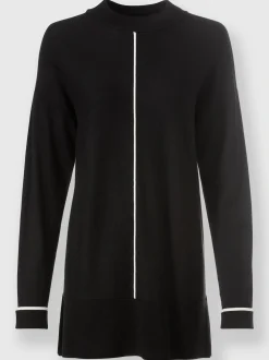 Rick Cardona Pulls<Pull en tricot fin passepoil contrasté