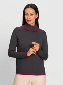 Rick Cardona Pulls<Pull en tricot fin rayures contrastées