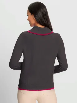 Rick Cardona Pulls<Pull en tricot fin rayures contrastées