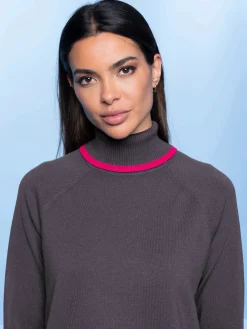 Rick Cardona Pulls<Pull en tricot fin rayures contrastées