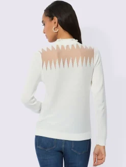 Creation L Pulls<Pull en tricot fin tricot fin élégant